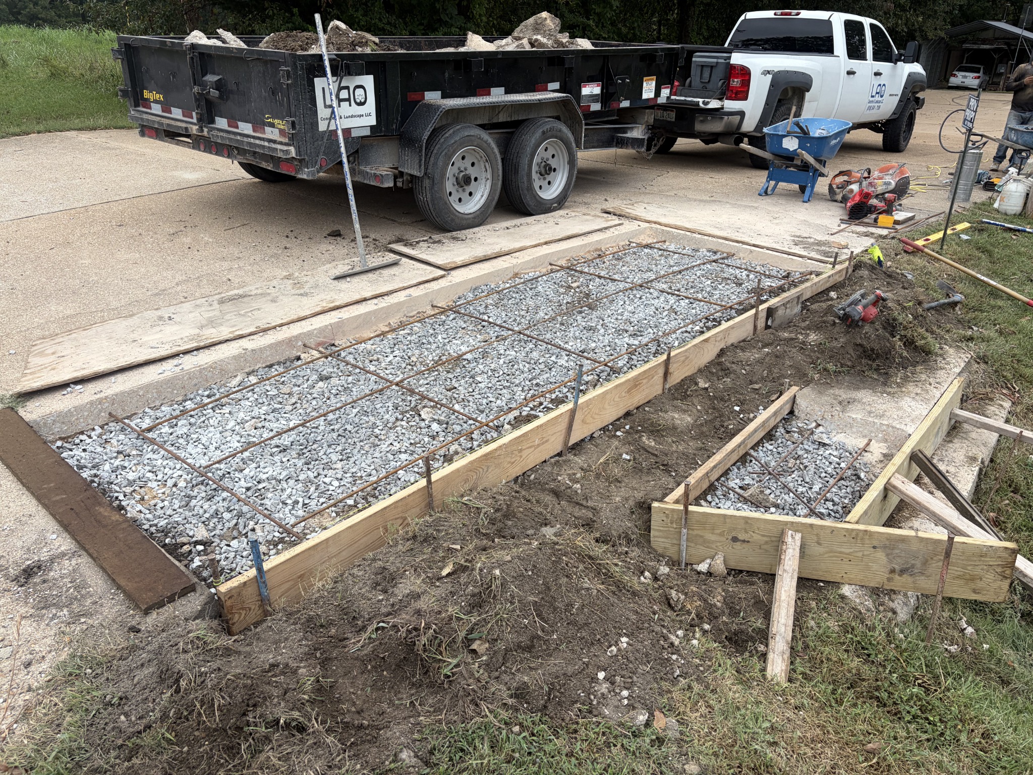 Concrete project preparation