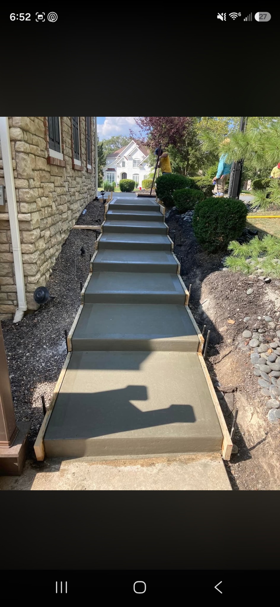 Concrete steps